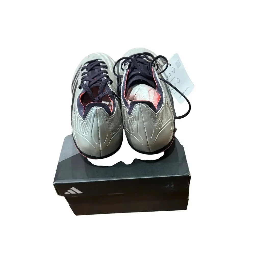 Adidas Predator League FG Soccer Cleats Men’s 9.5 Silver Pink NEW
